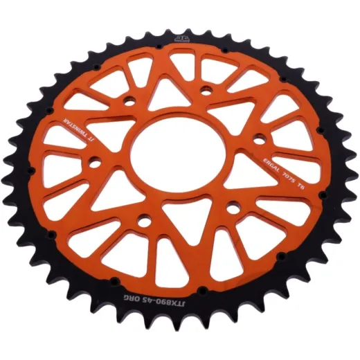 Rear sprocket twinstar 45 tooth pitch 520 orange JTX89045ORG