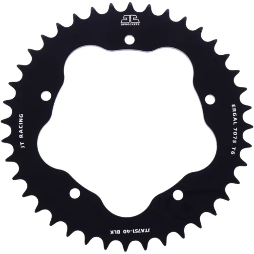 Alu-Kettenrad 40Z Teilung 520 schwarz für Kettenradträger 7585011