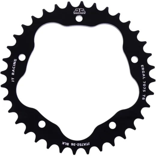 Alu-Kettenrad 36Z Teilung 525 schwarz für Kettenradträger 7585011