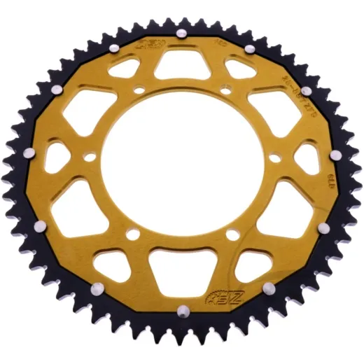 REAR SPROCKET DUAL 58 TOOTH PITCH 428 GOLD