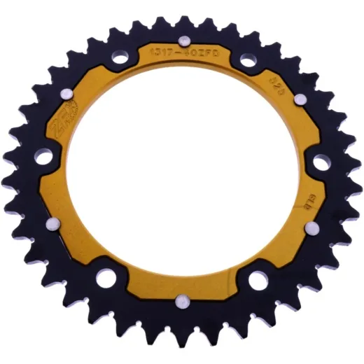 REAR SPROCKET DUAL 40 TOOTH PITCH 525 GOLD