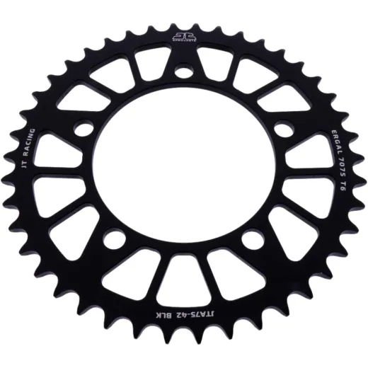 Alu-Kettenrad 42Z Teilung 520 schwarz JT Innendurchmesser 110 Lochkreis 130.8
