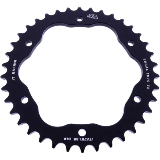 Alu-Kettenrad 38Z Teilung 525 schwarz für Kettenradträger 7585029