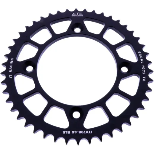 Alu-Kettenrad 46Z Teilung 428 schwarz JT Innendurchmesser 100 Lochkreis 120