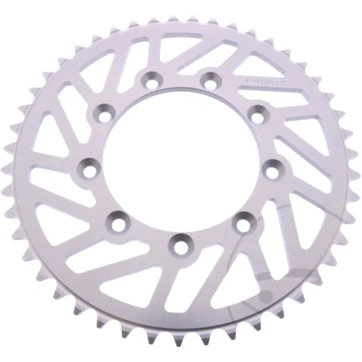 Alu-Kettenrad 47Z Teilung 520 silber Esjot Innendurchmesser 105 Lochkreis 124