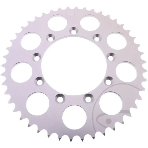 Alu-Kettenrad 46Z Teilung 520 silber Esjot Innendurchmesser 105 Lochkreis 124