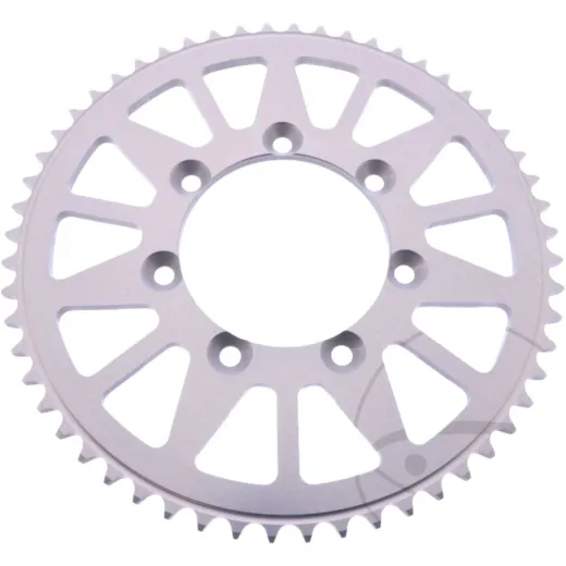Alu-Kettenrad 56Z Teilung 428 silber Esjot Innendurchmesser 085 Lochkreis 100