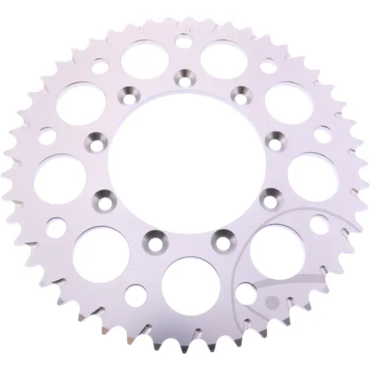 Alu-Kettenrad 48Z Teilung 520 silber Esjot Innendurchmesser 105 Lochkreis 124