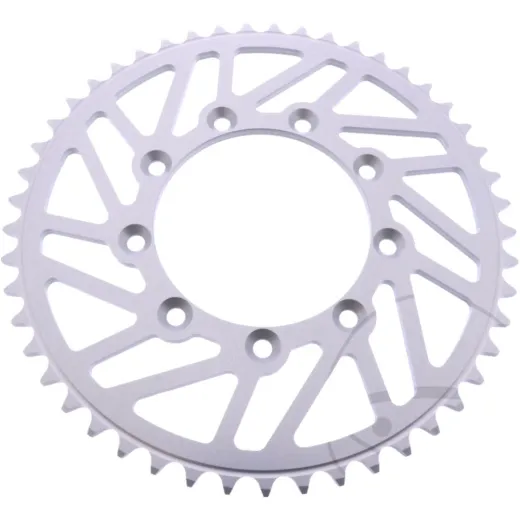 Alu-Kettenrad 49Z Teilung 520 silber Esjot Innendurchmesser 105 Lochkreis 124
