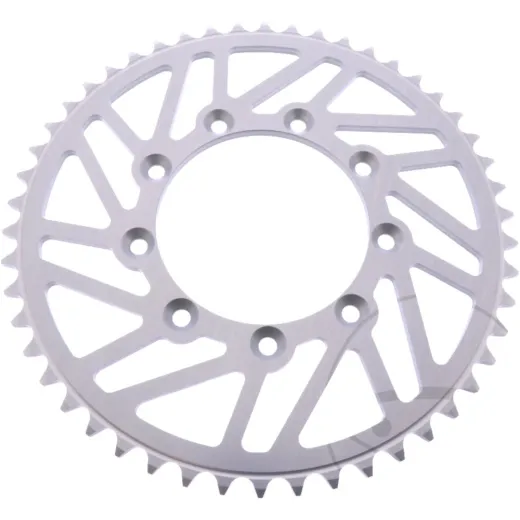 Alu-Kettenrad 50Z Teilung 520 silber Esjot Innendurchmesser 105 Lochkreis 124