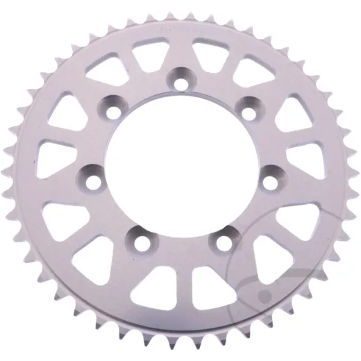 Alu-Kettenrad 48Z Teilung 428 silber Esjot Innendurchmesser 085 Lochkreis 100