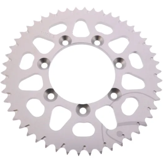 Alu-Kettenrad 50Z Teilung 428 silber Esjot Innendurchmesser 085 Lochkreis 100