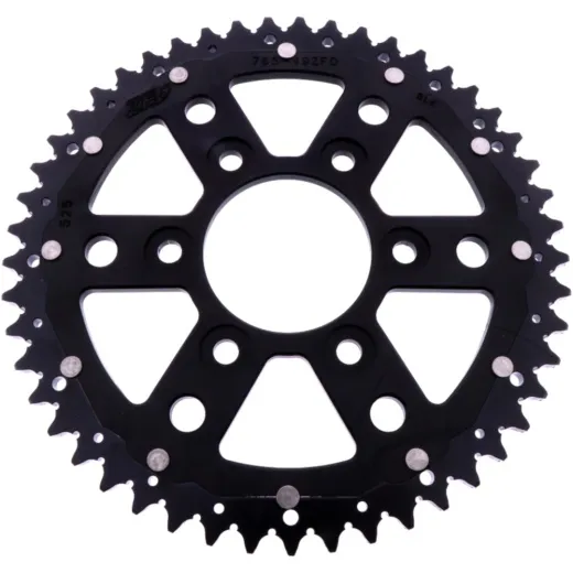 REAR SPROCKET DUAL 49 TOOTH PITCH 525 BLACK