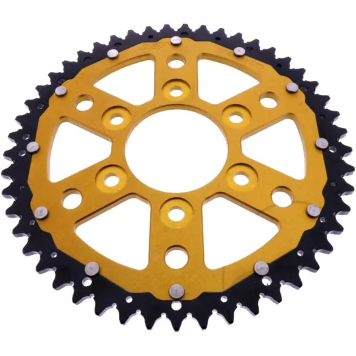 REAR SPROCKET DUAL 49 TOOTH PITCH 525 GOLD