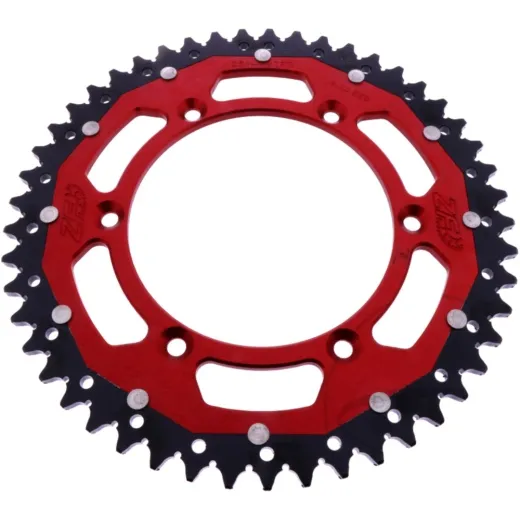 REAR SPROCKET DUAL 49 TOOTH PITCH 520 RED