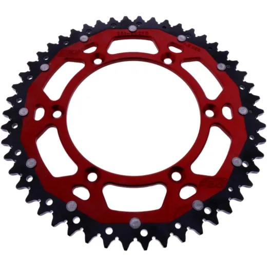 REAR SPROCKET DUAL 50 TOOTH PITCH 520 RED
