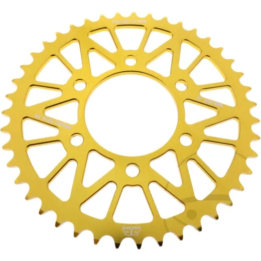 Alu-Kettenrad 43Z Teilung 520 gold JT Innendurchmesser 080 Lochkreis 104