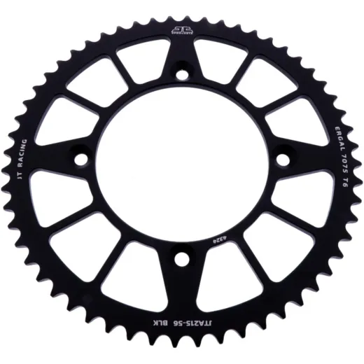 Alu-Kettenrad 56Z Teilung 420 schwarz JT Innendurchmesser 110 Lochkreis 130