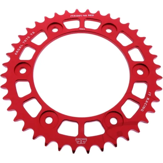 Alu-Kettenrad 40Z Teilung 520 rot JT Innendurchmesser 125 Lochkreis 153