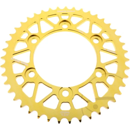 Alu-Kettenrad 43Z Teilung 525 gold JT Innendurchmesser 110 Lochkreis 130