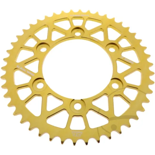 Alu-Kettenrad 46Z Teilung 525 gold JT Innendurchmesser 110 Lochkreis 130