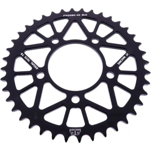 Alu-Kettenrad 40Z Teilung 520 schwarz JT Innendurchmesser 076 Lochkreis 100