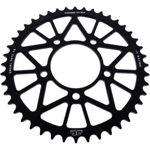 Alu-Kettenrad 44Z Teilung 520 schwarz JT Innendurchmesser 076 Lochkreis 100