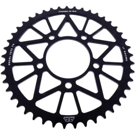 Alu-Kettenrad 45Z Teilung 520 schwarz JT Innendurchmesser 076 Lochkreis 100