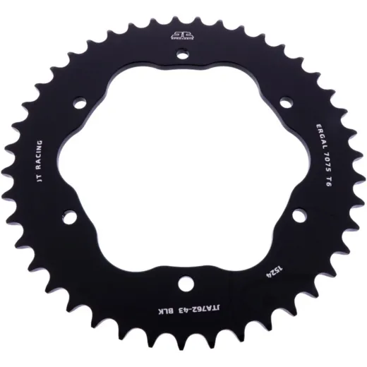 Alu-Kettenrad 43Z Teilung 520 schwarz für Kettenradträger 7585029