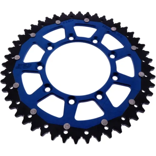 REAR SPROCKET DUAL 48 TOOTH PITCH 520 BLUE