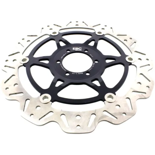 Brake disc vee front ebc VR614BLK