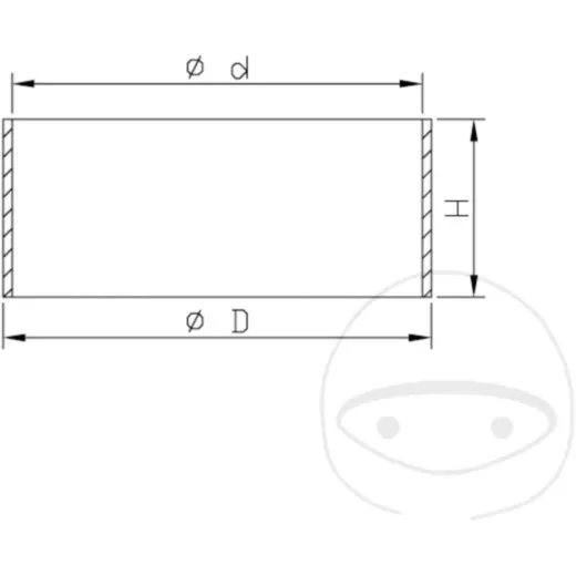 Gleitb kit fork kyb 110044300602