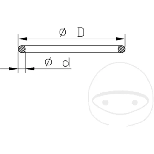 O-Ring DRUCKSTUFE Kayaba
