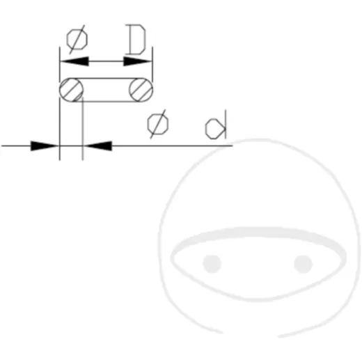 O-Ring Entlüfterschraube Kayaba