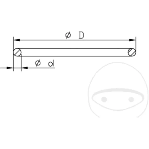 Stossdämpfer Dämpfer O-Ring Federbein Kayaba