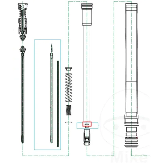 Cartridgedichtung fork