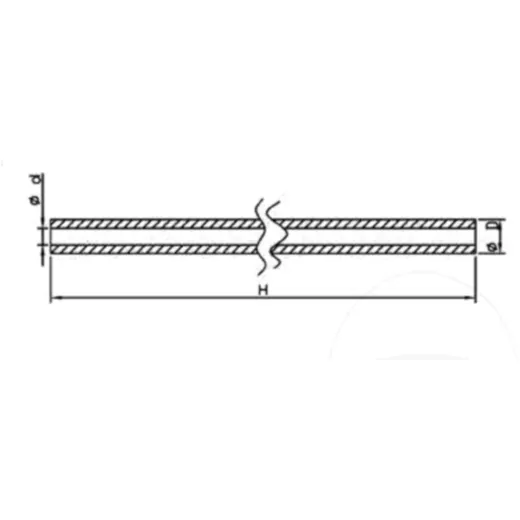 Druck stange for fork
