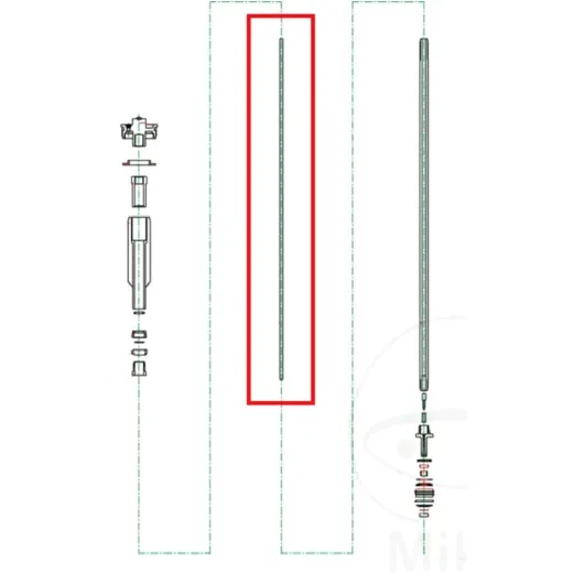Druck Stange für Gabel 110370002501