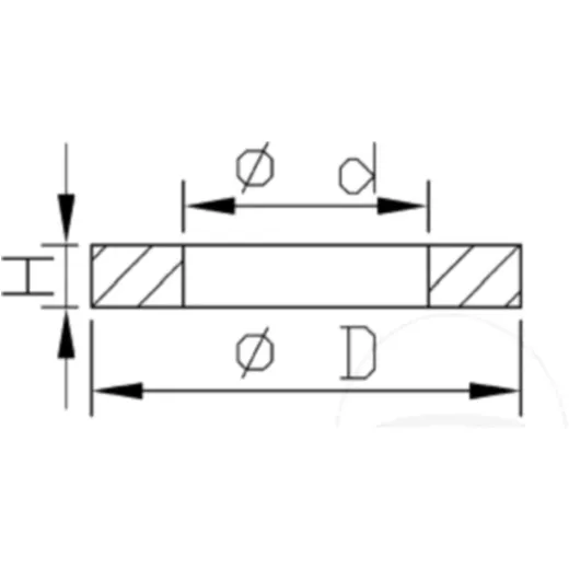 Oil seal for bodenventil