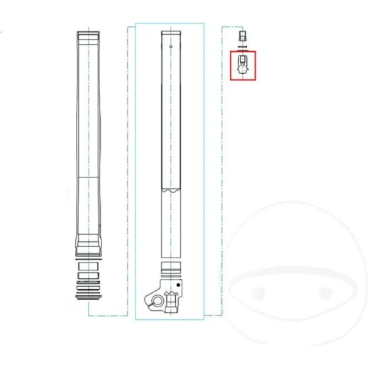 Zugstufeneinsteller fork 110830000401