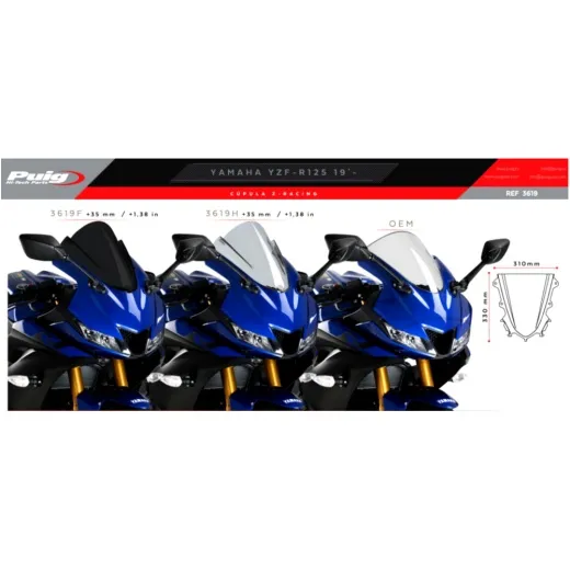 Racing screen puig 3619N