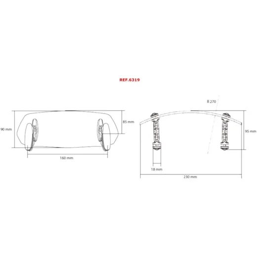 Multi-adjustable visor medium puig