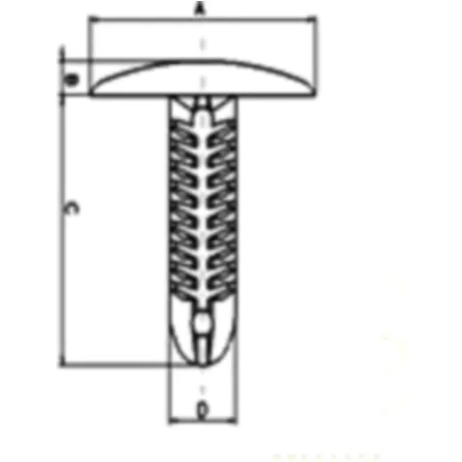 Fir tree rivet tourmax