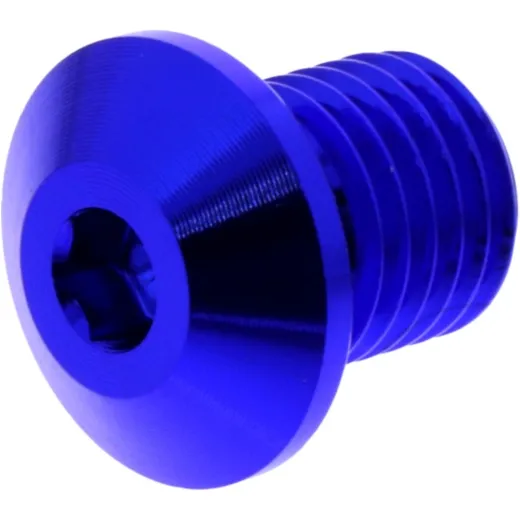 Abdeckschraube für Spiegel Daytona M10 x 1.25 mm 11 mm blau links