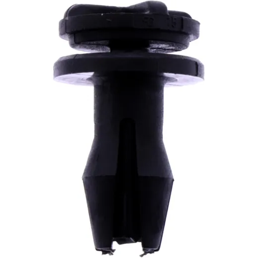 PLASTIC PUSH RIVET BLACK