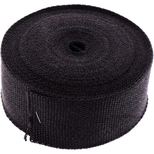 Silent sport exhaust insulation wrap black