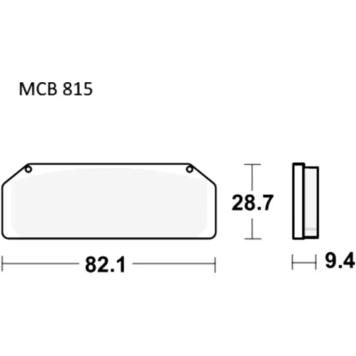 Brake pads sint scr trw MCB815SCR