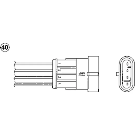 Lambda sensor ngk 0036