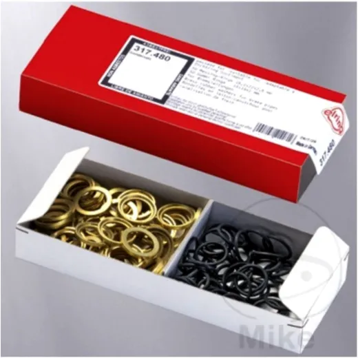 Sealing ring sort messing rubber