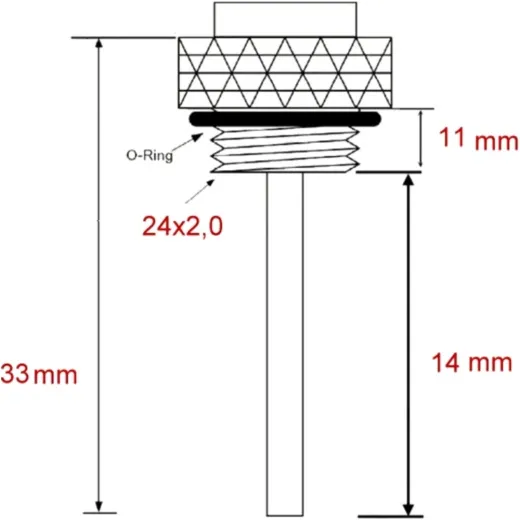 Öltemperatur Direktmesser JMP BH120339